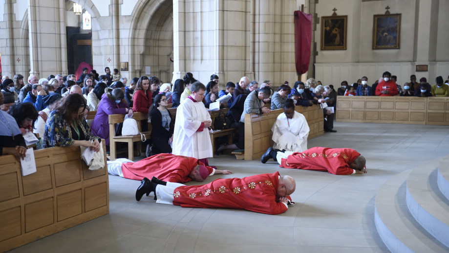 Bishop Marcus Deacon John Lythe and Deacon Dr Michael Mkpadi