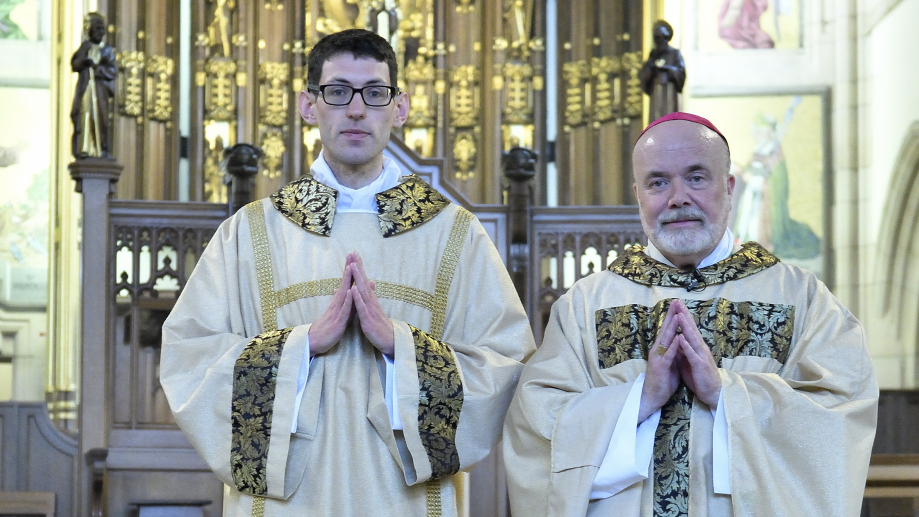 Deacon Marc Patrick Pitson & Bishop Marcus Stock