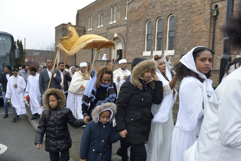 Blessed Sacrament Procession from Holy Rosary Church 