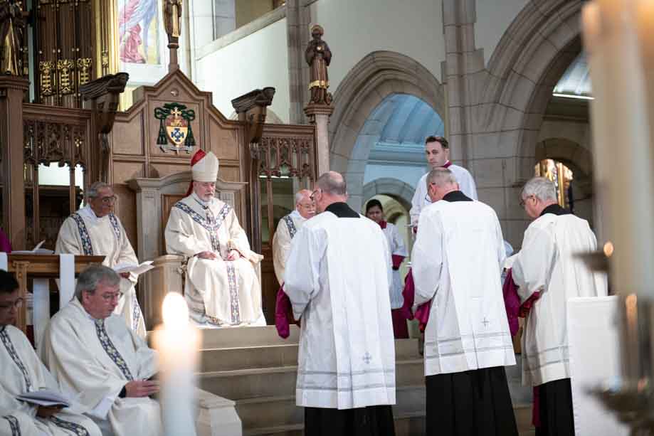 Installation of three new Canon Father Gerard Kearney, Father Martin Kelly, and Father Christopher Willis 