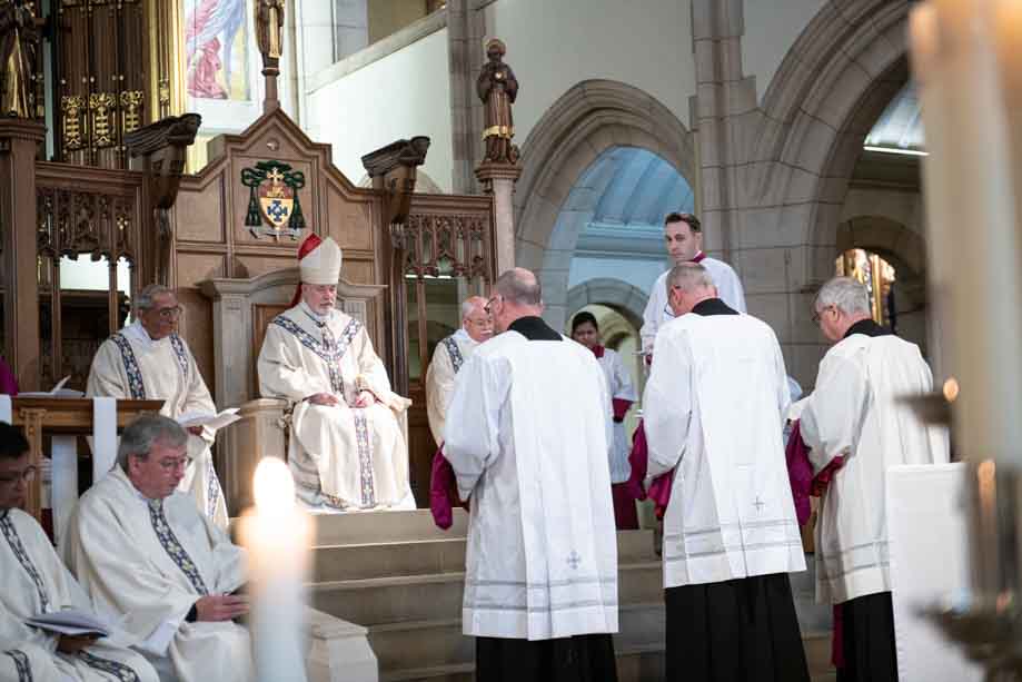 Installation of three new Canon Father Gerard Kearney, Father Martin Kelly, and Father Christopher Willis