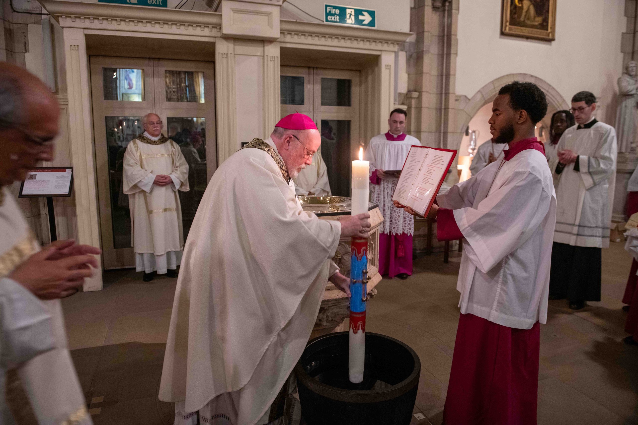 Bishop Marcus Blessing the water